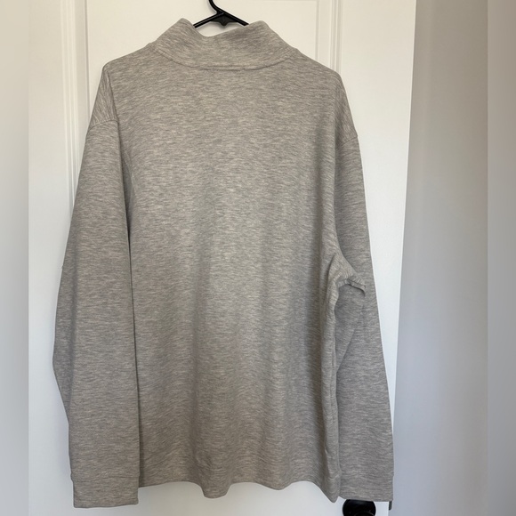 NWT All in Motion Men’s Light Gray Zip-Up Sweater Size XXL/XL - Picture 2 of 8